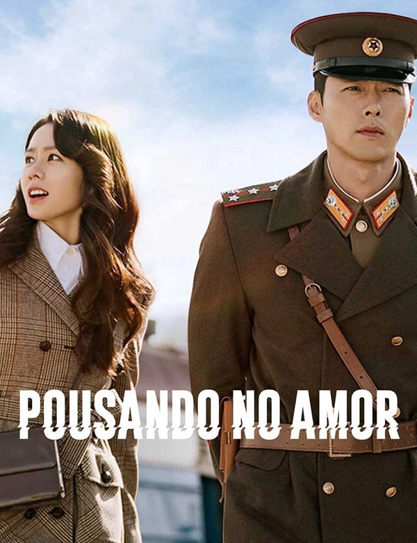Cena do dorama Pousando no Amor mostrando casal protagonista na Coreia do Norte em uma história de amor entre Coreia do Sul e Coreia do Norte.
